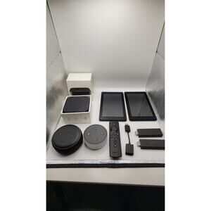 Mixed Electronics Lot Apple TV A1378 Fire Tablets Echo Fire Stick Parts Repair